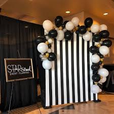 Backdrop Black And Gold Diy Party Decorations Balloon Garland Kit Diy Balloon Garland Black Gold Etsy White Party Decorations Birthday Party Decorations Gold Party Decorations