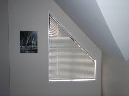 Free samples and shipping make justblinds the easiest way to order window at justblinds you won't find a neverending list of products and options. Tapered 1 Horizontal Mini Blind Blinds Angled Windows Shades Blinds