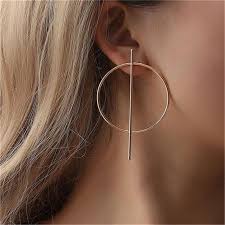 Minimalist boho bedrooms offer the best of both worlds: Buy Large Earrings Circle Cut Simple Long Earrings Women Fashion Stud Earrings At Affordable Prices Price 1 Usd Free Shipping Real Reviews With Photos Joom