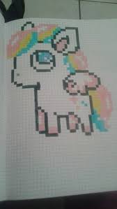 Cute Pegase Pixel Art Minecraft Dessin Petit Carreau Et Dessin Carreau