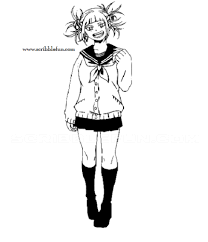 Hd wallpapers and background images. Anime Coloring Pages Mha Toga Coloring And Drawing