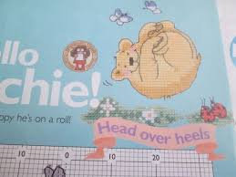 Hello Archie Head Over Heels Margaret Sherry Cross Stitch