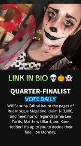 🚨 QUARTER-FINALIST!!! 🚨 We did it!!!!! Because of YOUR daily votes and  amazing support, I’ve officially advanced to the Quarter Finals in the Face  of Halloween contest! 🎃👻 I’m beyond ...