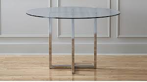 Silverado Chrome 47 Round Dining Table Reviews Cb2 Round Dining Table Dining Table Round Dining