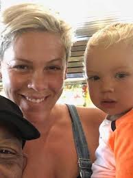 Pop star Pink spotted