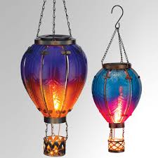 Having the best outdoor solar lanterns hanging on tree branches, porches, patios, and lamp posts is always a good idea for illuminating any outdoor space. Hot Air Balloon Outdoor Hanging Solar Led Lanterns