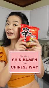 Shin Ramen cooked the Chinese way #shinramen #shinramenhack #chineseway  #chineserecipes