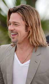 Brad Pitt Hyped Up Trailer Park Trash Purely And Simply Not Even Particularly Good Looking Undercut Long Hair Brad Pitt Celebrities