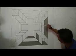Ada anggapan konvensional bahwa ada ilusi yang bersifat fisiologis afterimages atau kesan gambar yang terjadi setelah melihat cahaya yang sangat terang atau melihat pola gambar tertentu dalam waktu lama. 3d Optical Illusion Minimalist 3d Wall Painting Triangle Mural Dinding Effect 3d Youtube Ilusi Ilusi Optik Mural