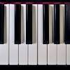 Ein klavier mit 88 tasten verfügt über 52 weiße und 36 schwarze tasten. 1