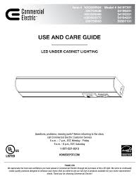 The kit has everything you need to install the four sets of lights either inline in one long strip or side by. Commercial Electric 54195201 54197201 53507101 53507101 5pk Installation Guide Manualzz