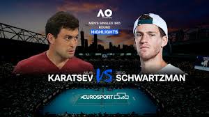 View the full player profile, include bio, stats and results for diego schwartzman. Australian Open 2021 Aslan Karatsev Diego Schwartzman Einzel Manner 3 Runde Highlights Tennis Video Eurosport