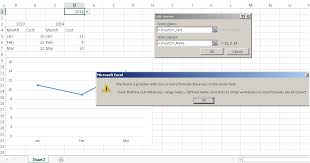 Excel Dynamic Chart Range Name Based On If Formula Not