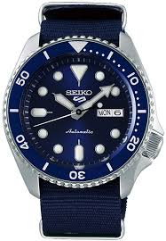 I surmised that seiko would continue to move its new seiko 5 sports line more towards sports watch and away from traditional dive watch (it's in the very name, after all!) — more rolex explorer and less. Seiko 5 Sports Automatikuhr Fur Herren Mit Nato Armband Blau Srpd51k2 Amazon De Uhren