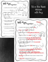 Kids and teachers alike love bill nye. Bill Nye Magnetism Worksheets By Love Duck Teachers Pay Teachers
