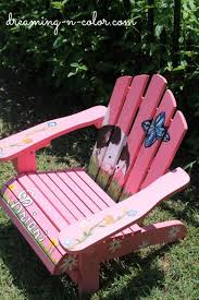 Dreamingincolor Child S Painted Adirondack Chair Adirondack Chair Kids Adirondack Chair Fantasy Furniture