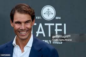 Tennis player Rafa Nadal and Jesus Olmos attend the presentation of... News  Photo