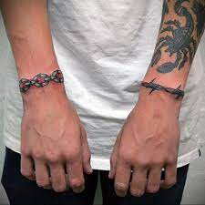 Another, somewhat darker, meaning of the plain barbed wire tattoo is related to a person's time in prison. Barbed Wire Tattoo Meaning Drawing History Features Photo Examples Sketches Facts