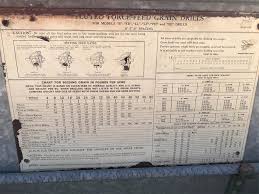 The operators manual contains the information included in the original factory owners manual that came with your john deere van brunt model b grain drill when it was new. John Deere Grain Drill Seed Chart Barba