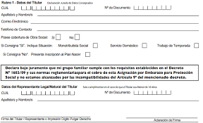 Si la solicitud de inscripción es aceptada, la persona deberá ir a la anses a presentar el certificado de escolaridad, para acreditar que está. Formulario Embarazo 2 67 Carga Online