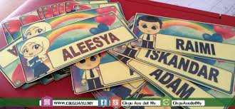 Berikut merupakan contoh rancangan pengajaran harian (rph) untuk prasekolah dan tadika bil pelajar : Label Meja Murid Kartun Comel