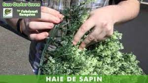 A beautiful display of greenery and red berries adorned with red baubles and gold cones. Haie De Sapin Haie Artificielle Brise Vue Occultant Canisse Cloture Haie Synthetique Youtube