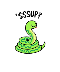 Enjoy gazoon jungle story funny animal cartoon for k. Sssup Snake Animal Pun Sticker By Punnybone In 2021 Cute Cartoon Drawings Cute Doodles Funny Puns