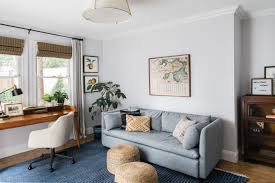 In the space shown here, a daybed decorated with lots of cushions serves as a sofa. Home Design Ideas For That Tricky Guest Room And Office Combo The Boston Globe