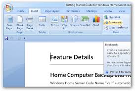 use bookmarks to navigate word documents faster