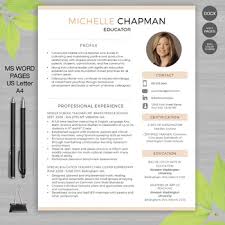 Creative teacher resume templates free cute teaching resume. Teacher Resume Template Worksheets Teaching Resources Tpt