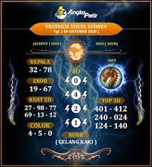 Syair Togel Sydney 09 October 2020 Tokosyair Com Shanghai Sydney Guangzhou