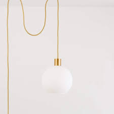 Aio 8in Globe Plug In Pendant In 2020 Pendant Light Cord Plug In Pendant Light Plug In Hanging Light