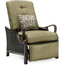 Hanover Ventura Reclining Wicker Outdoor Lounge Chair With Vintage Meadow Cushion Venturarec The Home Depot In 2020 Lounge Chair Outdoor Patio Chairs Outdoor Recliner