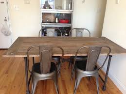 Restoration Hardware Flatiron Table With Gunmetal Chairs Restoration Hardware Dining Chairs Wooden Kitchen Table Timeless Furniture