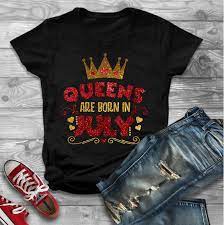Retro 1991 july birthday present for boy, woman, dad, mother, husband, spouse. Queens Are Born In July Shirt July Birthday Shirt Leo Birthday Office Tee