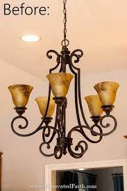 Looking to install a ceiling light in our living room but there is no ceiling fixture. Light Fixture Makeovers Diy Light Fixture Updates