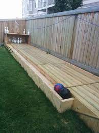 Diy Backyard Bowling Alley Post Backyard Diy Backyard Backyard Fun