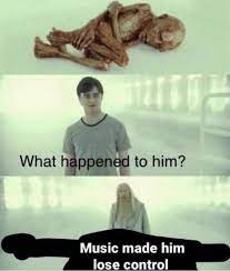 Reactions On Twitter Harry Potter Dying Voldemort What Happened To Him Dumbledore Music Made Him Lose Control