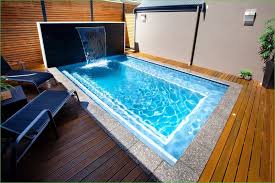 This tiny square mini infinity pool is placed on the deck of a floating cottage, giving you a full and gorgeous. 46 Amazing Small Indoor Swimming Pool For Minimalist Home Decor Renewal