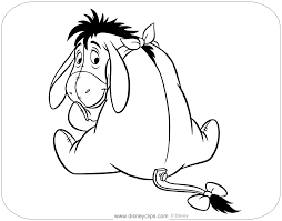 Whether it's the lion king for animal lovers, frozen for sisters or brave for adventure lovers, disney truly spans all interests and captures and engages little imaginations. Eeyore Coloring Pages Disneyclips Com