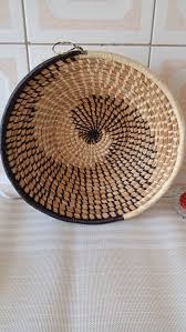 Sale Woven Sisal Basket Small African Basket Woven Wall Etsy In 2020 Small African Baskets Basket Wall Decor African Baskets