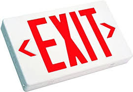 To report a lost or stolen atm/debit card after hours: Westgate Led Exit Sign Emergency Light Lighting Emergency Led Light With Battery Backup For Residential Commercial Red Commercial Lighted Exit Signs Amazon Com