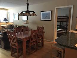 Wall color and woodwork also connect the two spaces. Unit 202 Living Area Door To Master Bedroom Suite Picture Of Greystone Lodge Whistler Tripadvisor