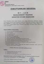 Loker banjarbaru terbaru januari 2021. Lowongan Kerja Management Trainee Dan Assistant Manager Lowongan Kerja