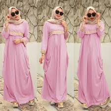 Gamis bp kalong variasi bordir, masker & payet => bahan gamis ini dibuat dari cerutti babydoll dan jersey. Model Baju Gamis Pesta Kombinasi Renda Cantik Ryn Fashion