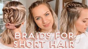 Short and sweet box braids Braids For Short Hair Hairstyles You Need To Try Kayley Melissa Youtube
