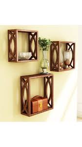 Handmade Home Decoration Items Wwwimgkidcom The Decor Wooden Wall Shelves Cube Wall Shelf