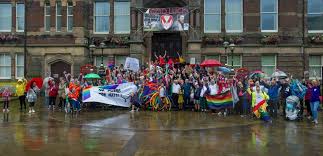 The city of liverpool flag contains a single wave, this relates to the river mersey that is at the forefront of liverpool. St Helens Pride Shortlisted For Liverpool City Region Community Pride Award St Helens Star