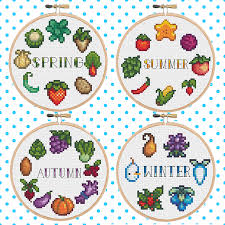 Designed for 14ct aida and measures 6.3 x 5.9 (88 x 83 stitches). Stardew Valley Seasons Bundle Cross Stitch Pattern Instant Etsy Cross Stitch Patterns Stardew Valley Stitch Patterns