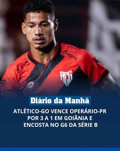 ⚽ MARRONY COMANDA VIT&Oacute;RIA DO DRAG&Atilde;O O Atl&eacute;tico-GO venceu o Oper&aacute;rio-PR por 3 a 1, nesta segunda-feira (27/07), e conquistou um resultado importante na disputa pelas primeiras posi&ccedil;&otilde;es da S&eacute;rie B. Marrony